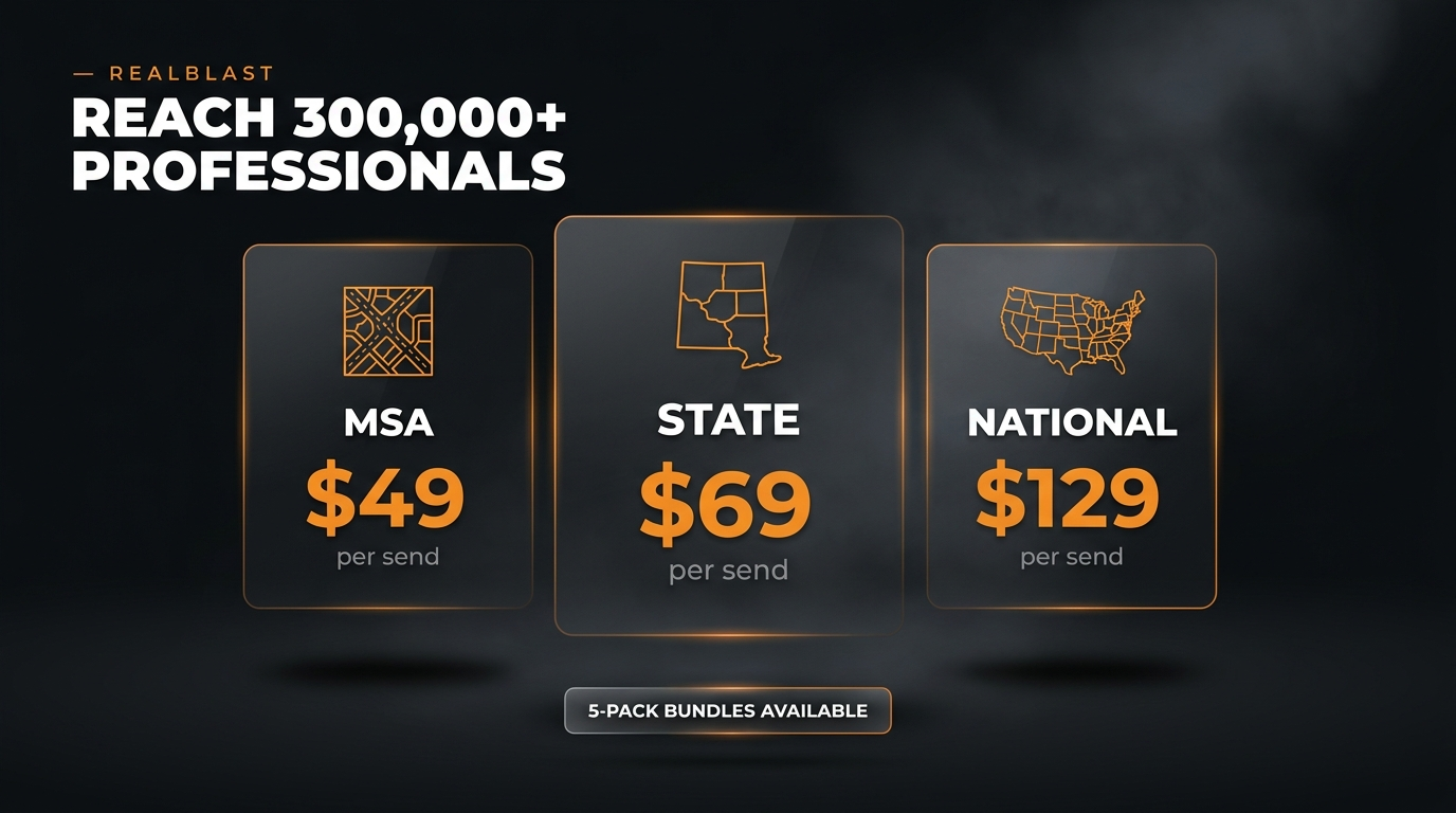 RealBlast pricing and reach infographic